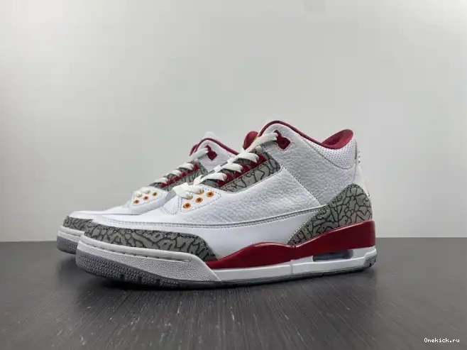 One Kick 3 Red CT8532-126 Retro Cardinal Jordan 0623